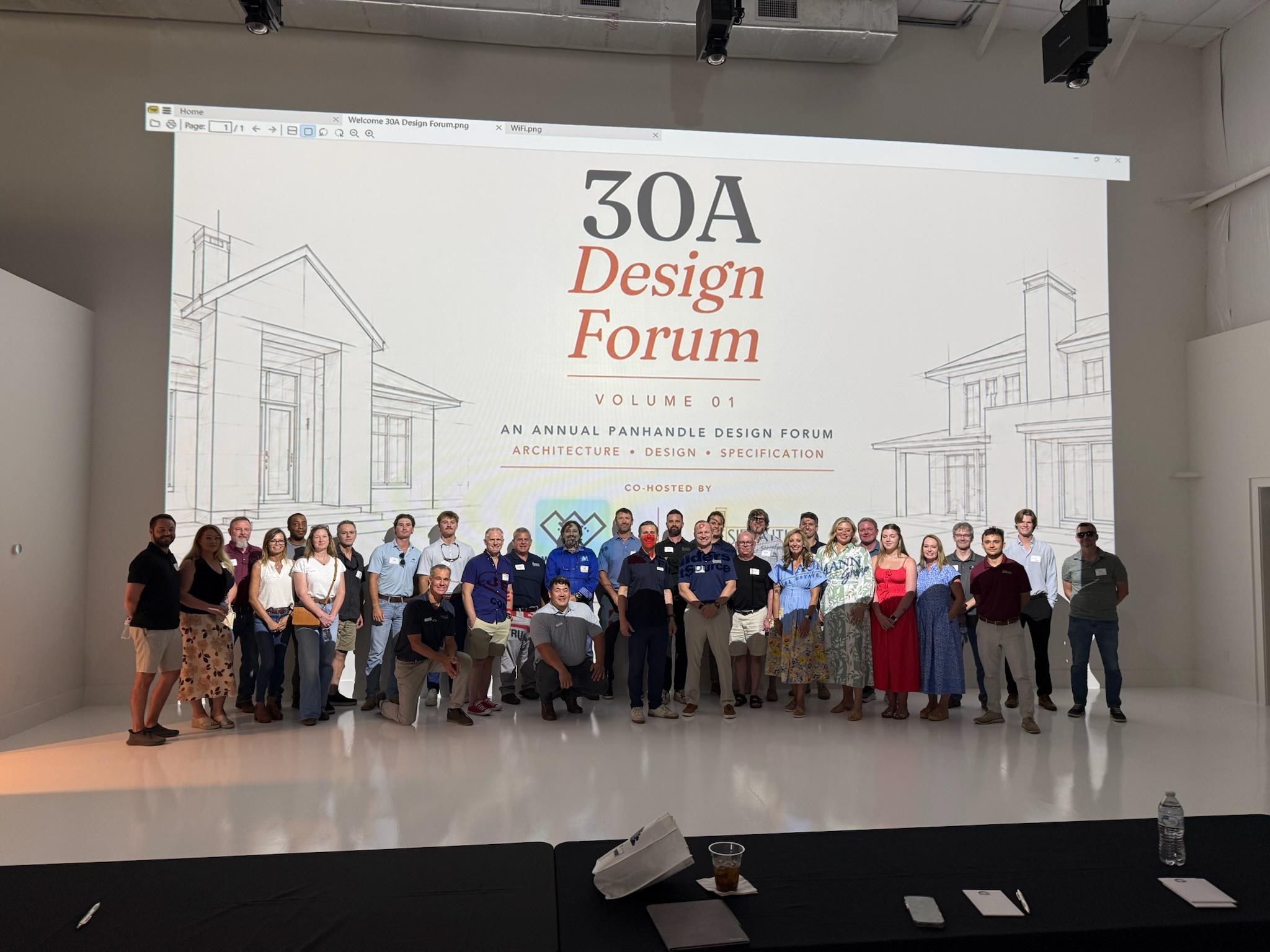 The room at the inaugural 30A Design Forum, Walk Your Plans